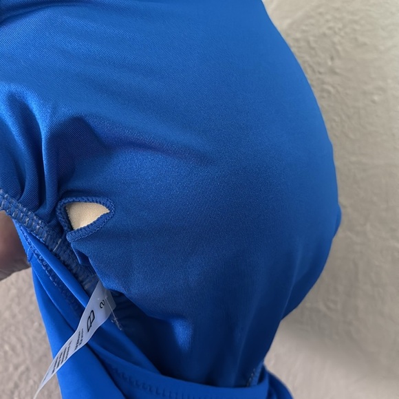 Women’s BMJL Halter One Piece Swimsuit Blue Small - Picture 4 of 6